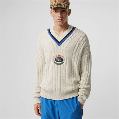 burberry cotton cricket sweater